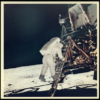1969. Apollo 11. Série "Moon Walk". Buzz Aldrin descend du module lunaire - Image 2