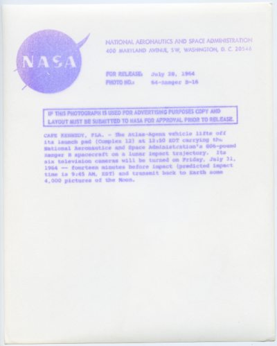 1964. Lancement de la sonde Ranger VII - Image 3