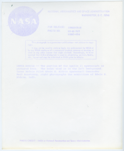 1969. Apollo 11. Entraînement au sol de Neil Armstrong et Buzz Aldrin - Image 3