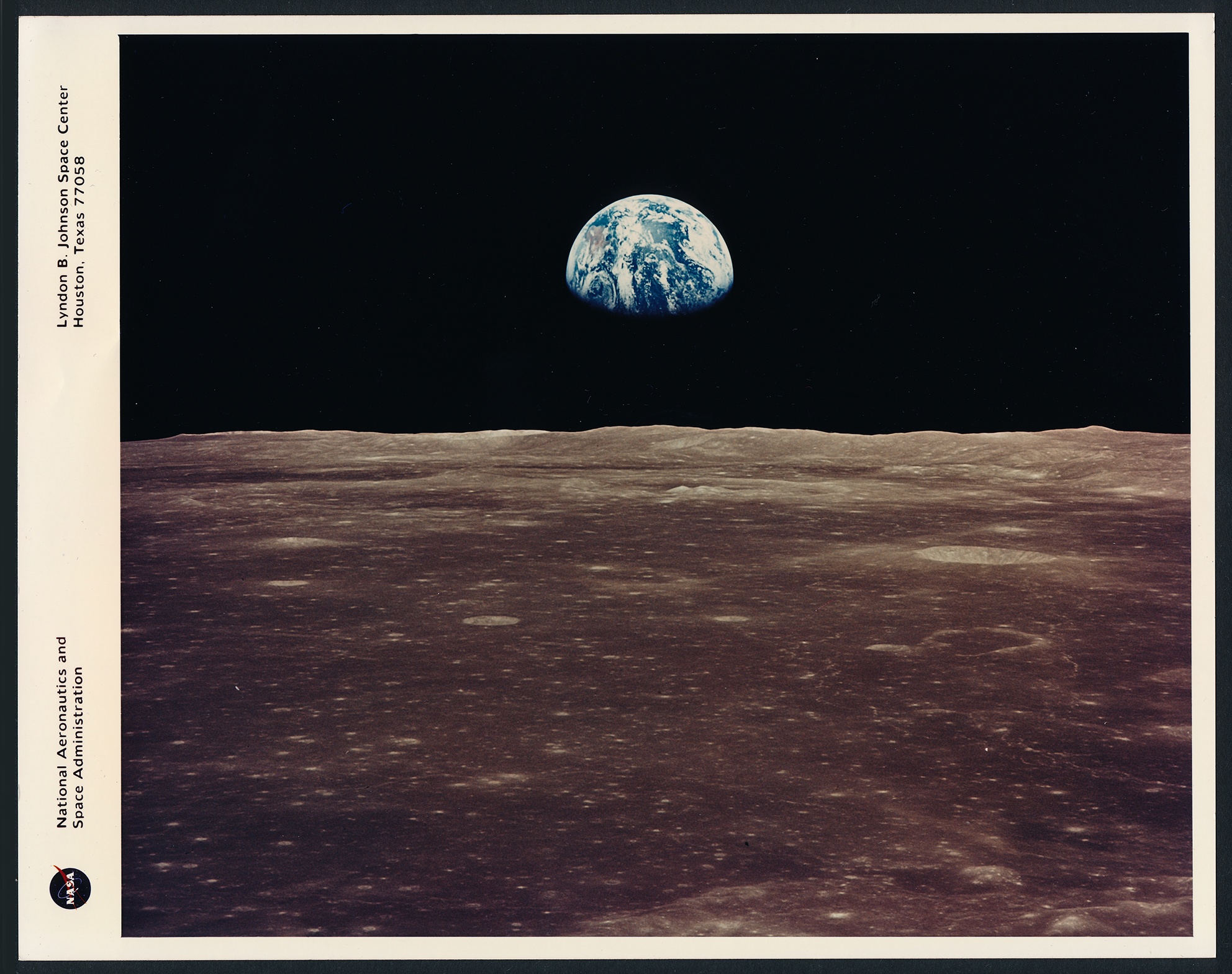 "Earth Rise" depuis le module lunaire APOLLO 10, 1969 (#4858) - Image 2