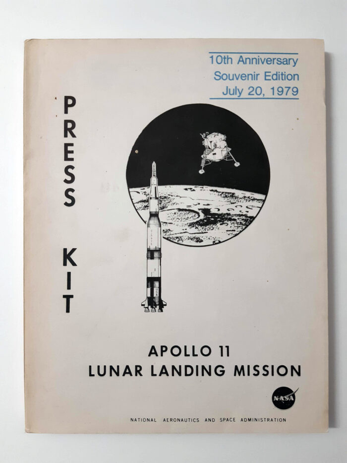 PRESS KIT collector édité pour les 10 ans de la mission Apollo 11 en 1979 (#xxxx)