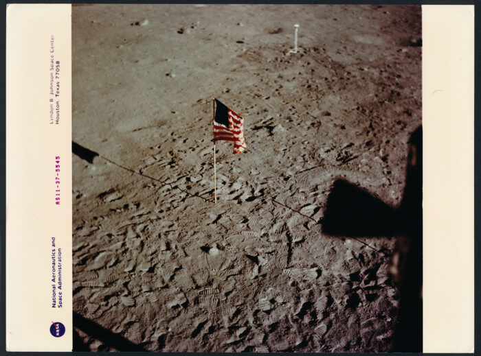 NASA – Apollo 11 American Flag on the Lunar Surface (1969) — #2371