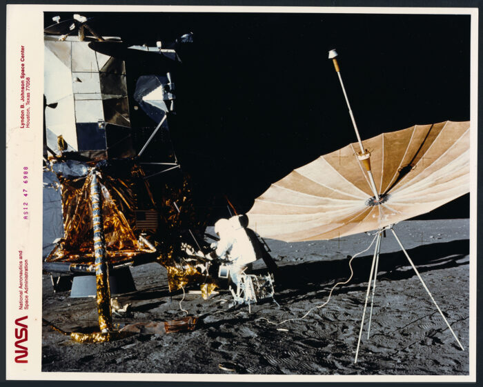 NASA – Apollo 12: Charles Conrad Jr. Beside the Lunar Module (1969) — #2387