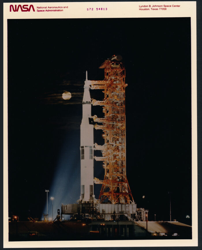 NASA – Apollo 17 Saturn V on Launch Pad (1972) — #2599