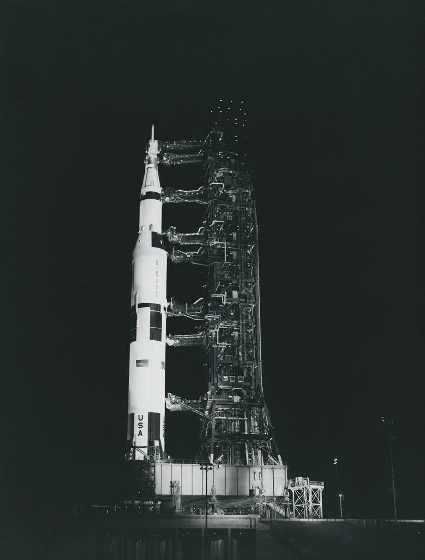 NASA - Apollo 13 Saturn V on Launch Pad 39A (1970) — #3631 - Image 2