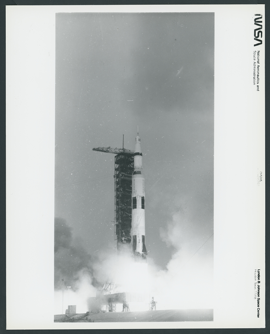 NASA – Apollo 13 Saturn V Launch from Kennedy Space Center (1970) — #3632 NASA – Apollo 13 Saturn V Launch from Kennedy Space Center (1970) — #3632