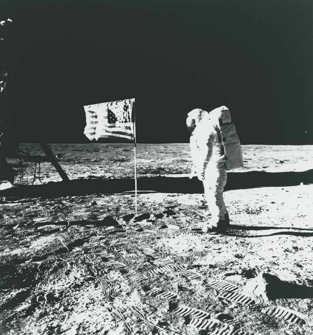 NASA – Apollo 11: Buzz Aldrin Beside the American Flag (1969) — #3823 NASA – Apollo 11: Buzz Aldrin Beside the American Flag (1969) — #3823