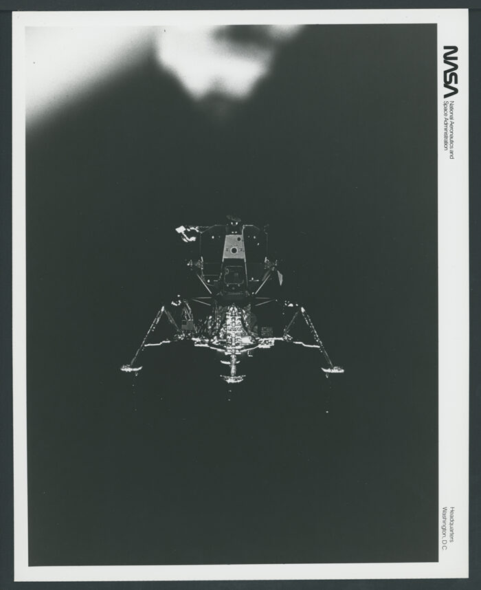 NASA – Apollo 11: Lunar Module Eagle Seen from Columbia (1969) — #3825