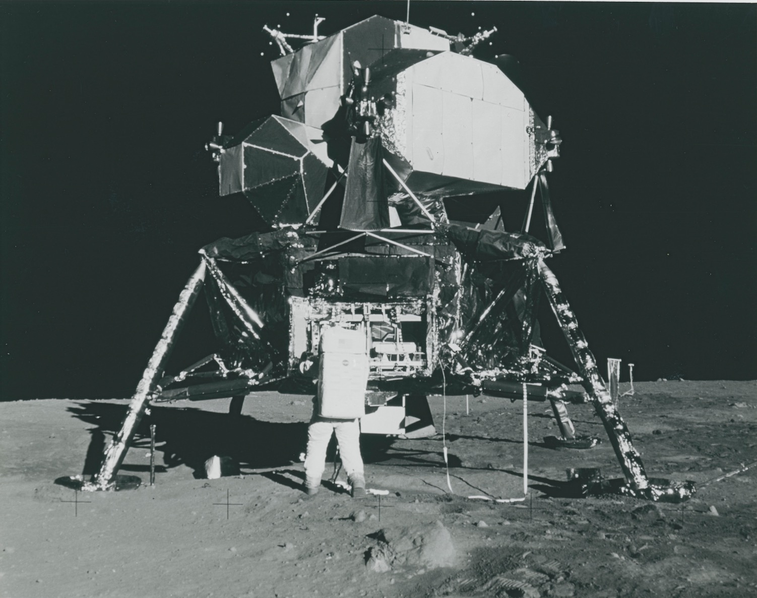 NASA - Apollo 11: Buzz Aldrin Beside Eagle on the Moon (1969) — #4823 - Image 2