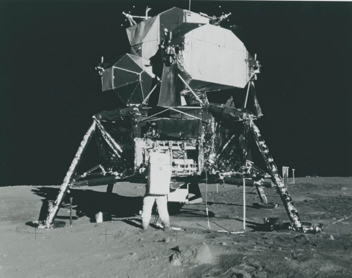 NASA – Apollo 11: Buzz Aldrin Beside Eagle on the Moon (1969) — #4823