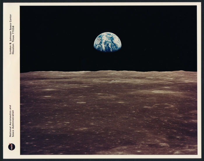 NASA – Earthrise from the Apollo 10 Lunar Module (1969) — #4858